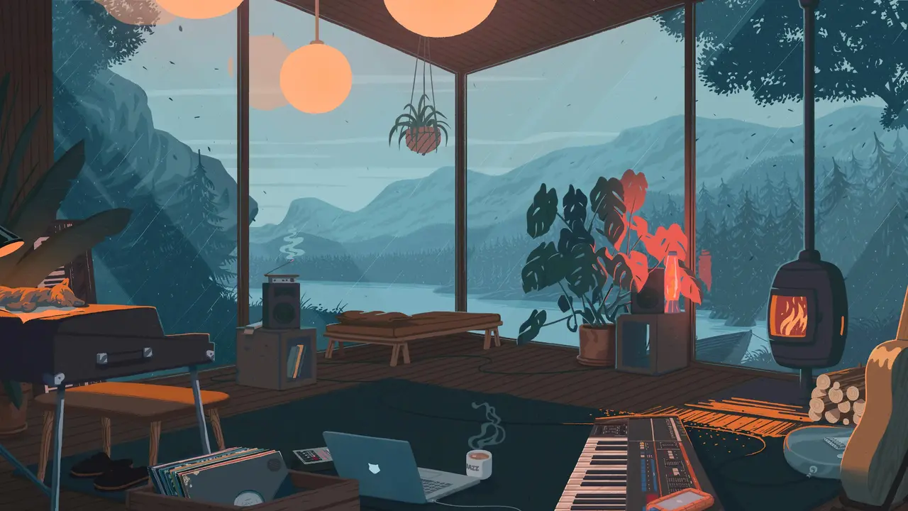 Music room hero background
